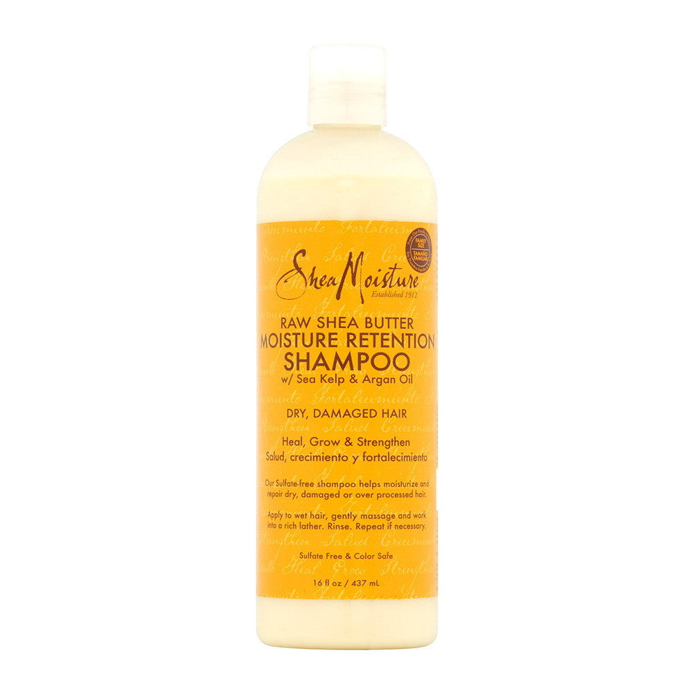 Shea Moisture Raw Shea Butter Moisture Retention Shampoo, 16 Oz